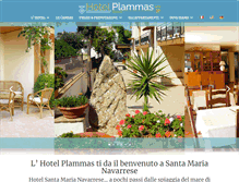 Tablet Screenshot of hotelplammas.com